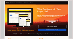 Desktop Screenshot of onlineprayerjournal.com